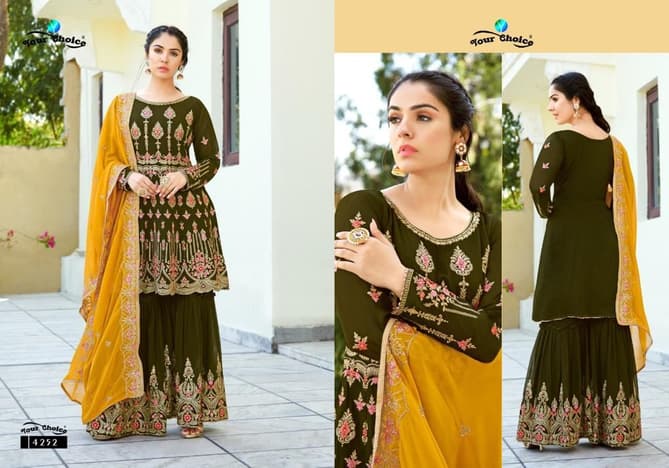 Your Choice Zaira New Heavy Georgette Wedding Wear  Embroidery Salwar Kameez Collection